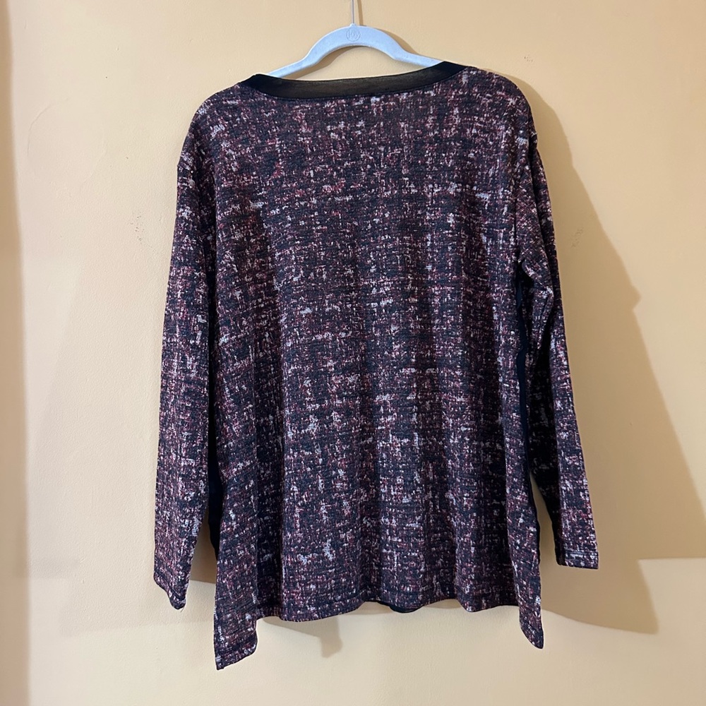 Jones New York Printed Sweater Top - Picture 2 of 9